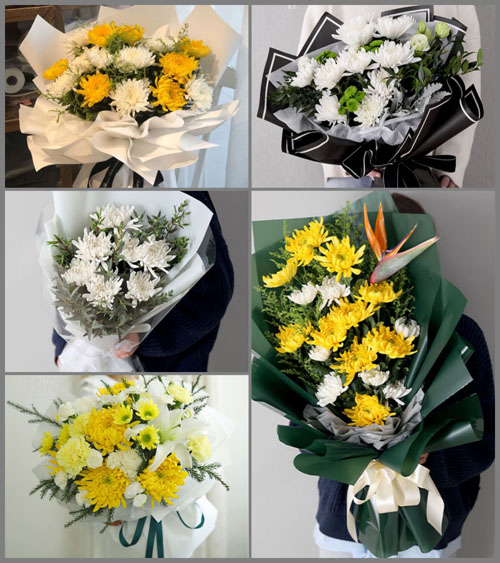 湖南常德津市市药山镇金盆村白事花束代送